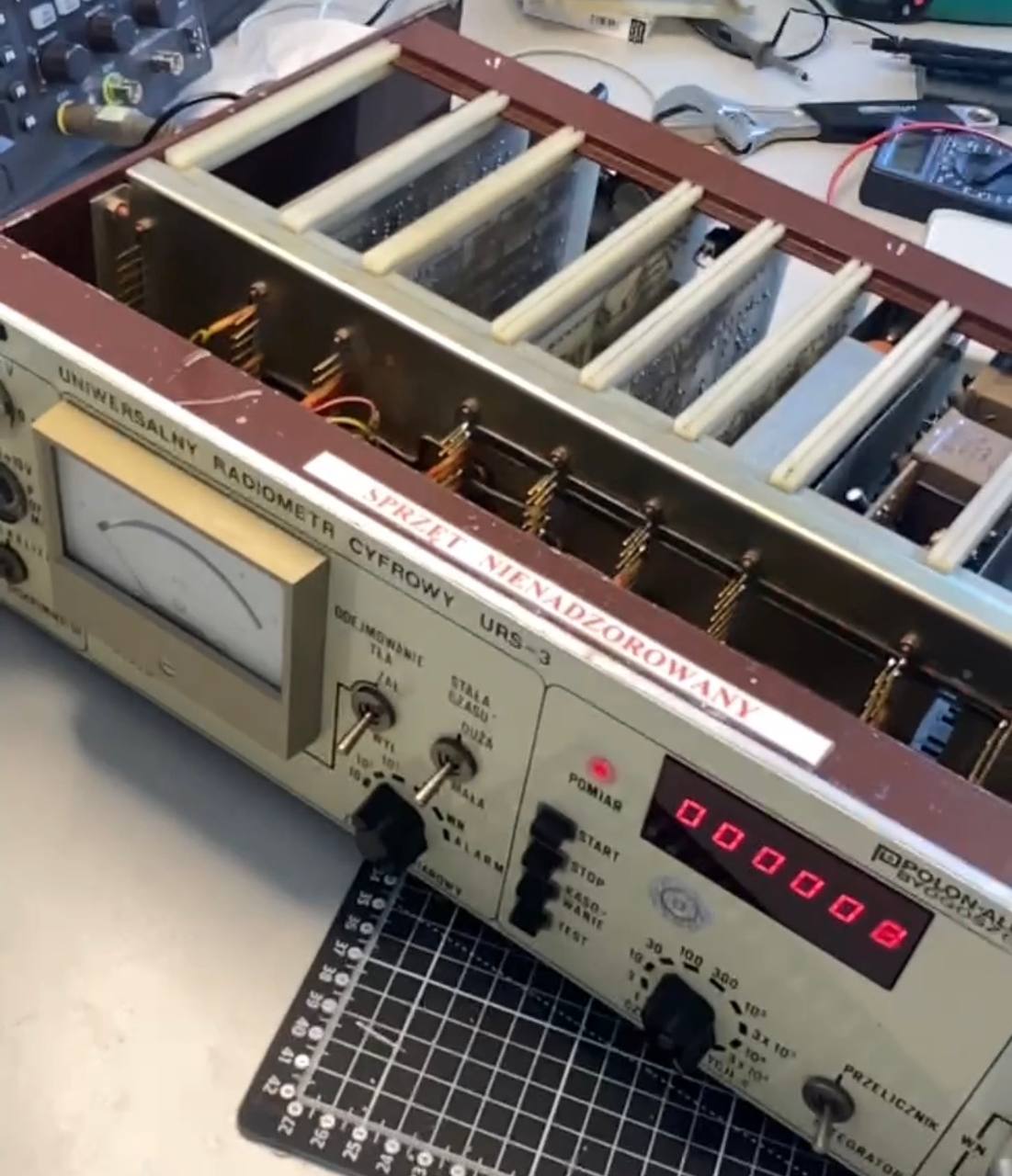 Restored Polish dosimetry equipment